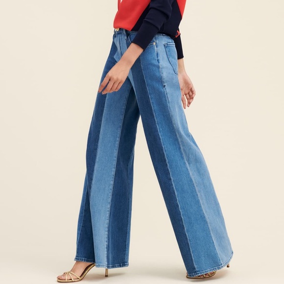 Frame Denim Denim - *nwt* frame • le palazzo paneled wide leg jeans